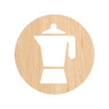 Wooden Coffee Pot Coasters
