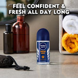 NIVEA MEN Fresh Musk Anti-perspirant Roll-On Deodorant, 50ml