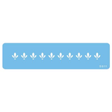 Jem Stencil - Snowdrop Lace Border - 152 x 11mm / 6 x 0.4