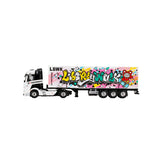 Mini GT Mercedes-Benz Actros w/ 40 Ft Container 1:64 Model