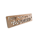 Wooden Fully Booked Bookmark Stencil