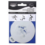 Jem Stencil - Footballers Set of 3 - 90mm / 3.5”