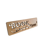 Wooden Book Lover Bookmark Stencil