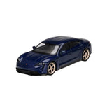 Mini GT Porsche Taycan Turbo S Gentian Blue Meta 1:64 Model