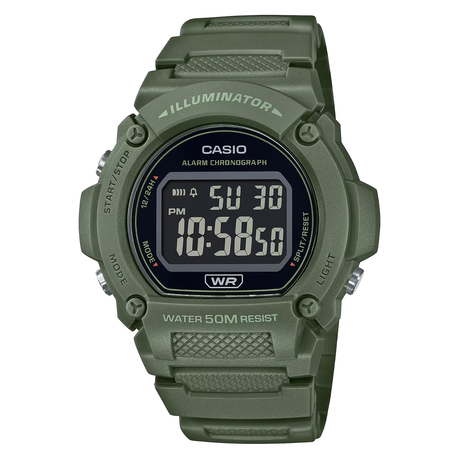 Casio Men's Vintage Digital Watch - Green PARALLEL IMPORT