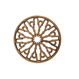 Wooden Geometric Mandala Coasters
