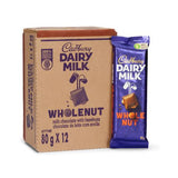 Cadbury Dairy Milk Wholenut Chocolate Bars 80g