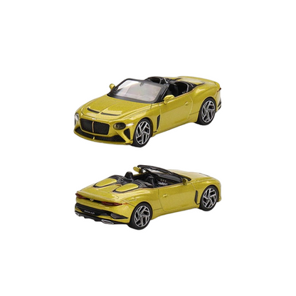 Mini GT Bentley Mulliner Bacalar Yellow Flame 1:64 Model