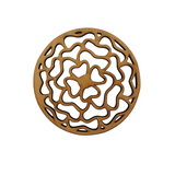 Wooden Doodle Shapes Coasters