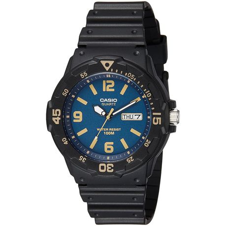 Casio Men's Sports Analogue Watch - Blue/Gold