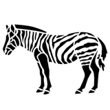 Jem Stencil - Zebra - 64 X 96mm / 2.5 X 3.8”