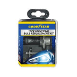 Goodyear 10 Piece Universal Headlight Bulb Kit