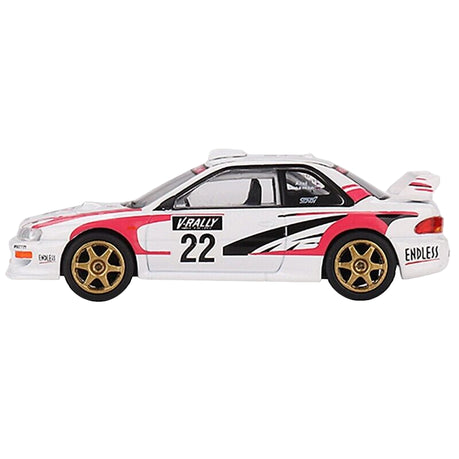 Mini GT - Subaru Impreza WRC98 1999 Rally Tour 1:64 Model