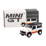 Mini GT Land Rover Defender 90 Wagon White 1:64 Model