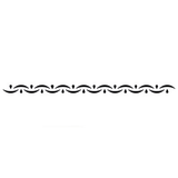 Jem Stencil - Over and Under Border - 126 x 6mm / 5 x 2.3