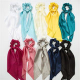 10 Piece Satin Scarf Scrunchies