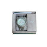 Rotary Chronograph White Dial Stainless Steel Mens Watch
