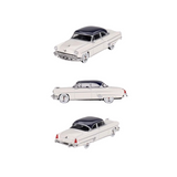 Mini GT Lincoln Capri 1954 Arctic White and Atlantic Blue 1:64 Model