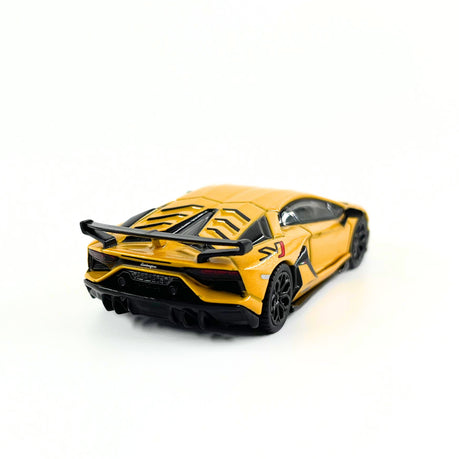 Lamborghini Aventador SVJ Yellow 1:64 Mini Gt