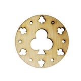 Wooden Round Clubs Coasters