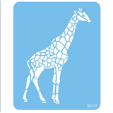 Stencil - Giraffe - 52 X 145mm / 2 X 5.7”