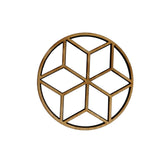 Wooden Geometric Star Coasters