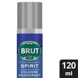 BRUT Spirit Cologne for Men Deodorant Body Spray 120ml