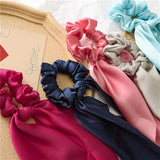 10 Piece Satin Scarf Scrunchies