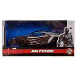 Jada Marvel Avengers Black Panther Lykan Hypersport Die-Cast Car 1:32