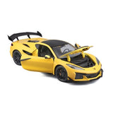 Maisto 1/18 Chevrolet Corvette ZR1 Coupe - Yellow (27.2cm Long)