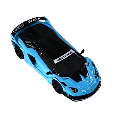 Mini GT 1:64 LB Silhouette Works Lamborghini Aventador Blue