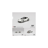 Mini GT Porsche 911 Targa 4S White 1:64 Model