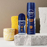 NIVEA MEN Fresh Musk Anti-perspirant Roll-On Deodorant, 50ml