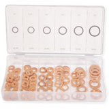 MTS Assorted Washer Flat Copper 110 Pieces