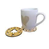 Wooden Round Clubs Coasters