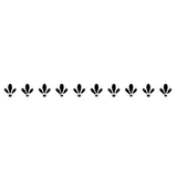 Jem Stencil - Snowdrop Lace Border - 152 x 11mm / 6 x 0.4