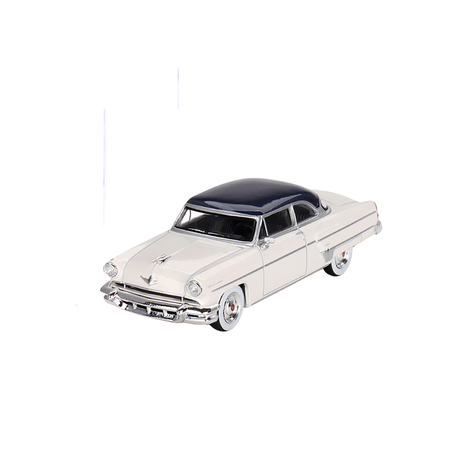 Mini GT Lincoln Capri 1954 Arctic White and Atlantic Blue 1:64 Model