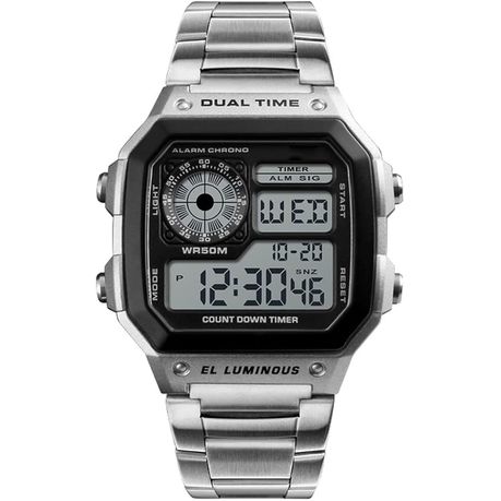 Casio Men's Illuminator Stainless Steel Bracelet