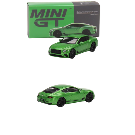 Mini GT Bentley Continental GT Speed Apple Green 1:64 Model