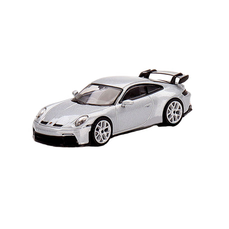 Mini GT Porsche 911 (922) GT3 GT Silver Metallic 1:64 Model