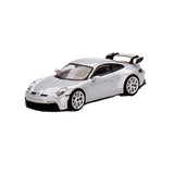 Mini GT Porsche 911 (922) GT3 GT Silver Metallic 1:64 Model