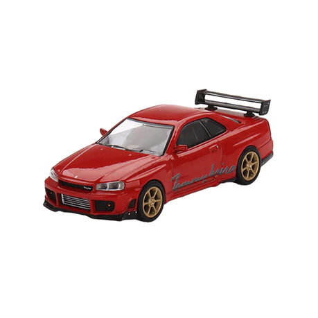 Mini GT Nissan GT-R (R34) Tommykaira R-z Red 1:64 Model