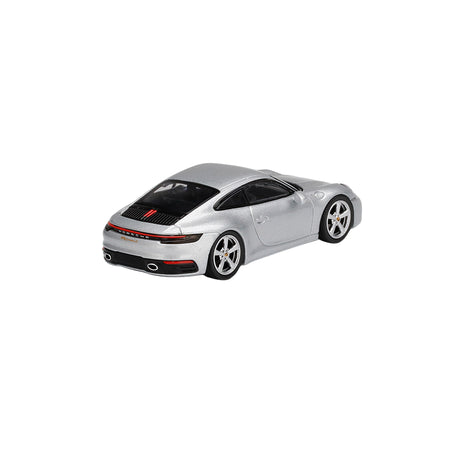 Mini GT - Porsche 911 - 992 - Carrera 4S GT Silver 1:64 Model