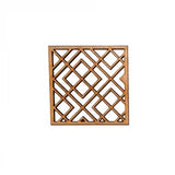 Wooden Square Diamonds Cup Coasters