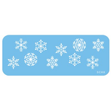 Jem Stencil - Snowflakes - 190 x 60mm / 7.5 x 2.3