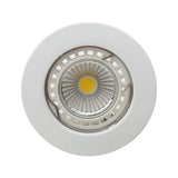 Eurolux - Downlight Aluminium Straight Curved Rim 12V White
