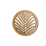 Wooden Fern Leaf Coasters