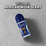 NIVEA MEN Fresh Musk Anti-perspirant Roll-On Deodorant, 50ml