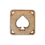 Wooden Card Cup Coaster