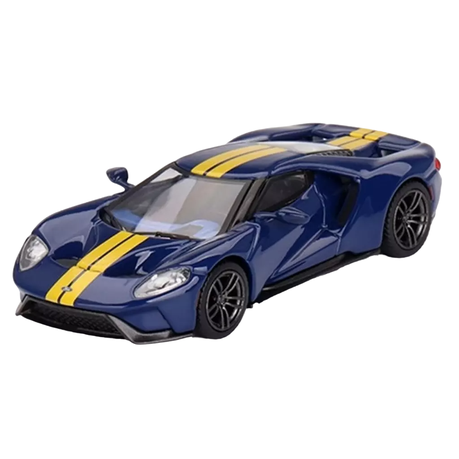 Mini GT 614 Ford GT Sunoco Blue 1:64 Model